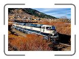 BN 9523 South at Palmer Lake, Colorado. November 1995 * 800 x 555 * (246KB)